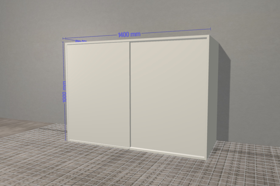 Plans 3D meubles sur mesure mydimm avec portes coulissantes
